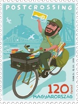 2018. Postcrossing bélyeg 2018. Postcrossing bélyeg